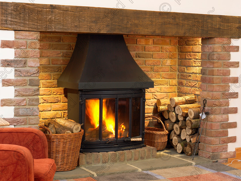 Surrey-025 
 Keywords: living, room, lounge, fire, fireplace, home, house, england, interior, modern, logs, brick