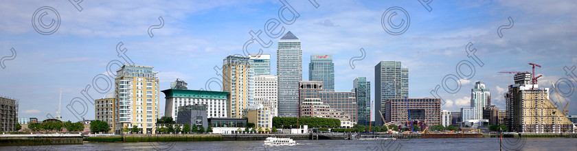 Canary Wharf-001 
 Canary Wharf over the Thames 
 Keywords: London, city, financial, Thames, water, river, skyscrapers, towers, banks, offices, buildings, canary, wharf, canada square, hsbc, citigroup, engladn, capital